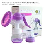 Manual Breast Pump and Bottle  Breast pump High Quality --MY-370 (2 in 1 ) - Image 2