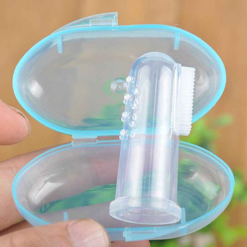 9b4bd72aa8f30b312de49890ef2efb48_10_11zon Mumlove Soft Silicone Baby Toothbrush, Safe And Bpa-Free Finger Brush - Image 1