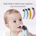 Electric Nose Cleaner Baby Nasal Aspirator Rechargeable Safe Silicone Nose Cleaner for Newborn Infant Toddler | ইলেকট্রিক নোজ ক্লিনার বেবি ন্যাসাল অ্যাসপিরেটর