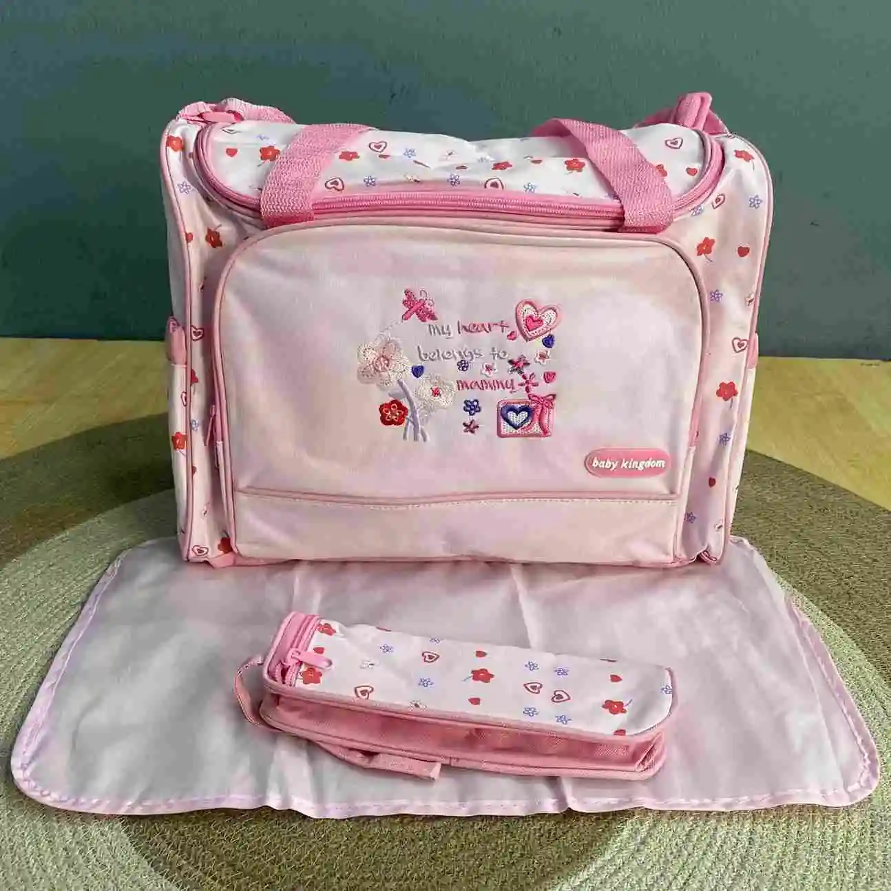 Hospital Bag 3 Pieces Set (Pink) For Baby – Newborn Baby Travel Bag Set Hospital Bag 3 Pieces Set Pink For Baby Newborn Essentials Bag