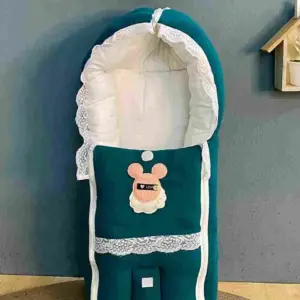 Muslin Safety Bed - Pitti Color Soft Breathable Baby Sleeping Nest for Newborn