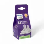 Philips Avent Teat Natural Response Nipple 2pcs Set Level-3 BPA Free Silicone Baby Feeding Nipple