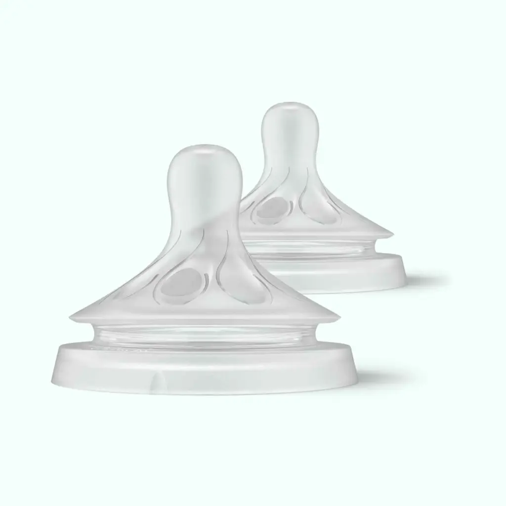Philips Avent Teat Natural Response Nipple 2pcs Set Level-3 BPA Free Silicone Baby Feeding Nipple