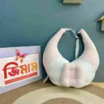 Xemum Muslin Nursing Pillow Light Pink Soft Breastfeeding Baby Support Pillow