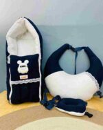 Xemum Muslin Nursing Pillow Safety Bed Combo for newborn baby breastfeeding and sleeping