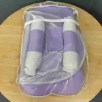 Xemum Muslin Covered Shimul Tula Head Pillow M-02 in Lavender