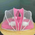Xemum Muslin Mosquito Net Bedding Set M-02 Pink
