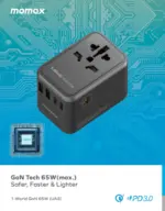 1-World Universal 5-Port Travel GaN Charger 65W - Image 2