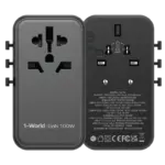 1-World Universal 4-Port Travel GaN Charger 100W - Image 2