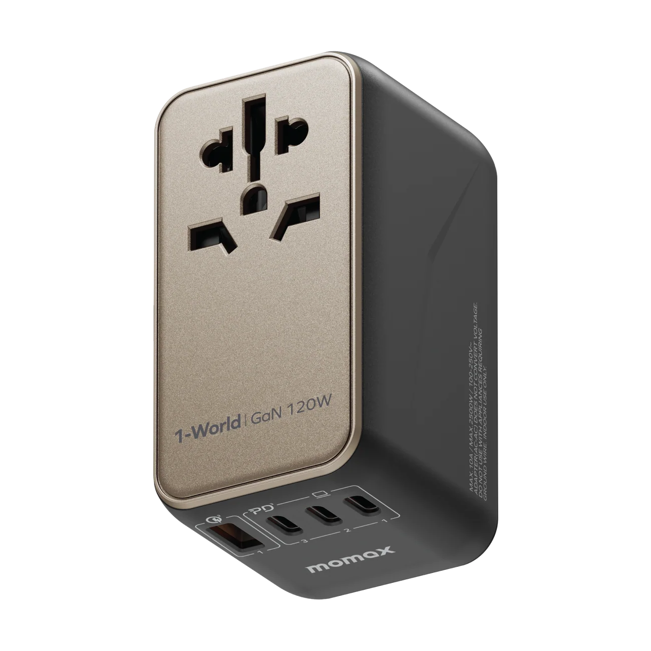 7ab245ecac118001816608284a56baa4.png 1-World Universal 4-Port Travel GaN Charger 120W + USB-C Cable - Image 1