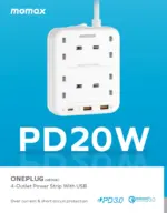 OnePlug 4 Outlets Power Strip With USB - Image 3