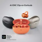 1-Vibe Clip M.IN.D AI ENC Clip-On Earbuds
