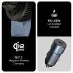 1-Move Q.Mag 25W Magnetic Wireless Charging Car Mount - Image 2