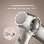 1-Care Velo High-Speed-Ion BLDC Hair Dryer - Image 5