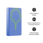 1-Power Pass Magnetic Wireless Power Bank 10000mAh - Image 9