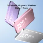 1-Power Pass 5000mAh Magnetic Wireless Charging Battery Pack - Image 6