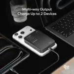 1-Power Q.Pass² 10000mAh Qi2 25W Magnetic Wireless Battery Pack - Image 5