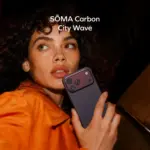 Sōma Carbon – City Wave Aramid Magnetic Case iPhone 18 Series - Image 2