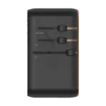 1-World 4-Port GaN Travel Charger 170W + USB-C Cable - Image 4