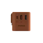 1-World+ 3-Port Travel GaN Charger With Built-in USB-C Cable 70W - Image 6
