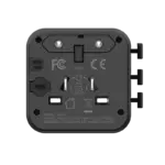 1-World Universal Travel Charger with Dual AC - Image 2