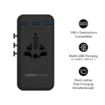1-World² 235W Dreamer 235 7-Port Dual AC Travel Adapter - Image 2