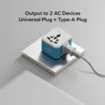 1-World² Pocket Mini Dual AC Travel Adapter - Image 9