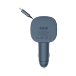 1-Move⁺ 2-Port Car Charger With Built-In Retractable Cable 60W - Image 3