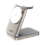 1-Charge Q.Port² Qi2 25W 3-in-1 Magnetic Wireless Charging Stand (UK Plug)