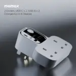 1-Charge Work Flow T-Shaped Extension Cord With 2 Sockets, 2 USB-A and 2 USB-C Ports - Image 7
