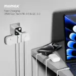 1-Charge Work Flow T-Shaped Extension Cord With 3 Sockets, 2 USB-A and 2 USB-C Ports - Image 3
