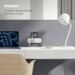 1-Charge Work Flow T-Shaped Extension Cord With 3 Sockets, 2 USB-A and 2 USB-C Ports - Image 5