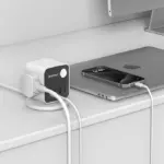 1-Charge Work Flow 3-Outlet GaN Power Cube 25W with USB Ports - Image 3