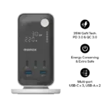 1-Charge Work Flow 6-Outlet GaN Power Tower 35W with USB Ports - Image 2