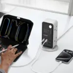1-Charge Work Flow 6-Outlet GaN Power Tower 35W with USB Ports - Image 4
