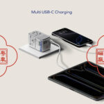 1-World+ Flow 4-Port Travel Charger With Built-In USB-C Cable 35W - Yuet Tung - Image 3