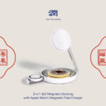 1-Charge Flow Pro 3-in-1 Qi2 Magnetic Docking with Apple Watch Magnetic Fast Charger - Yuet Tung - Image 2