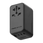 1-World Universal 4-Port Travel GaN Charger 140W + USB-C Cable