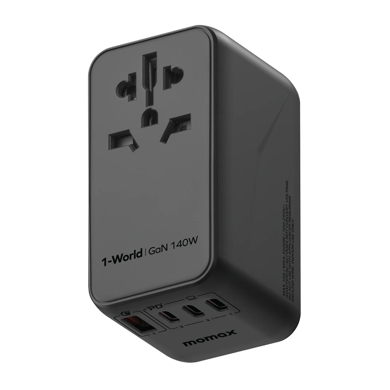 d878b0126a3badf65fe879eca8bfad6e.png 1-World Universal 4-Port Travel GaN Charger 140W + USB-C Cable - Image 1