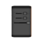 1-World+ 3-Port Travel Charger Built-In USB-C Cable 25W - Image 4
