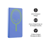 1-Power Pass Magnetic Wireless Power Bank 5000mAh (Limited Edition) - Soda Pop - Image 8
