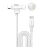 1-Link Flow Duo USB-C to USB-C & Lightning Braided Cable 60W 1.5m - Image 4