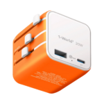 1-World² 2-Port USB-A and USB-C GaN Travel Charger 20W - Image 10
